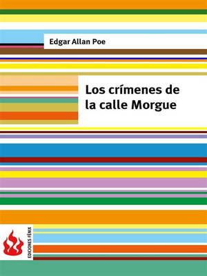 cover image of Los crímenes de la calle Morgue (low cost). Edición limitada